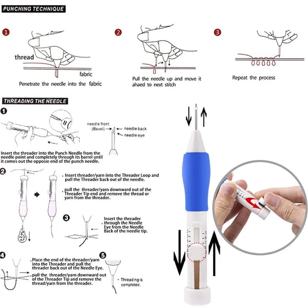 Embroidery Pen | DIY magic Embroidery Pen | Learning activity for Girls