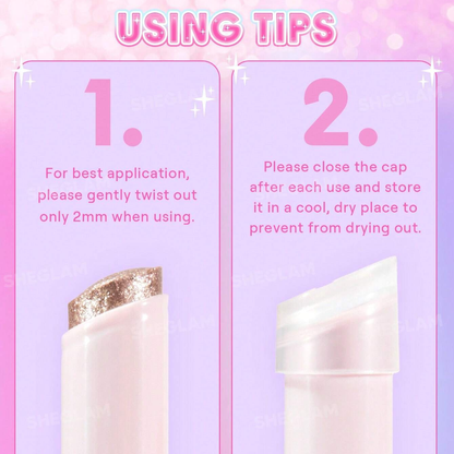 Glitter Jelly All in one Stick - Eyeshadow, Highlighter, lip topper