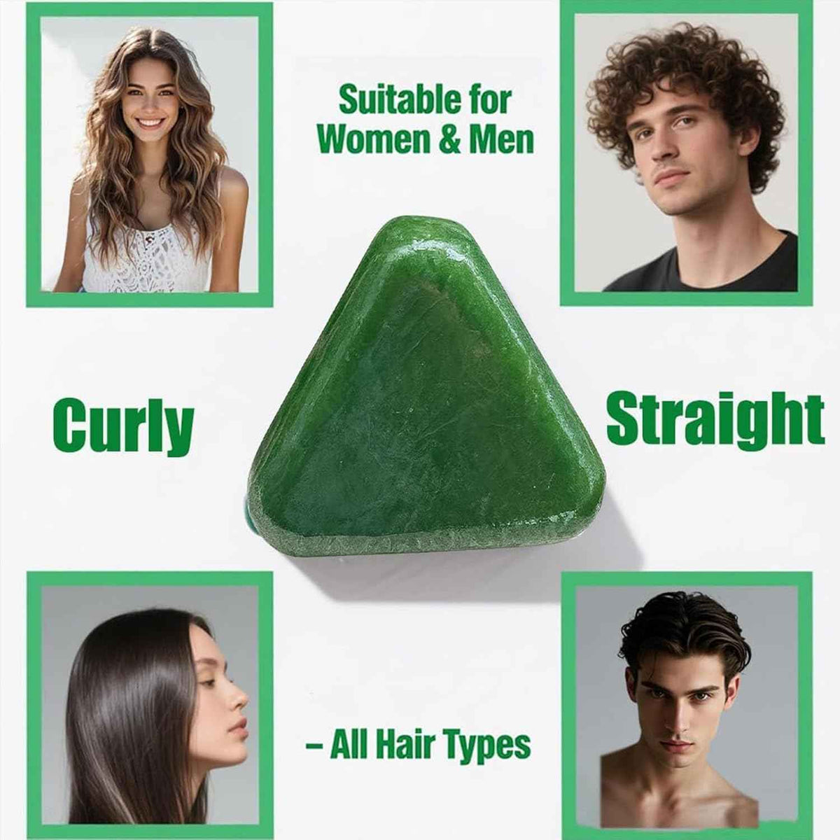 HerbaGlow Solid Shampoo Bar
