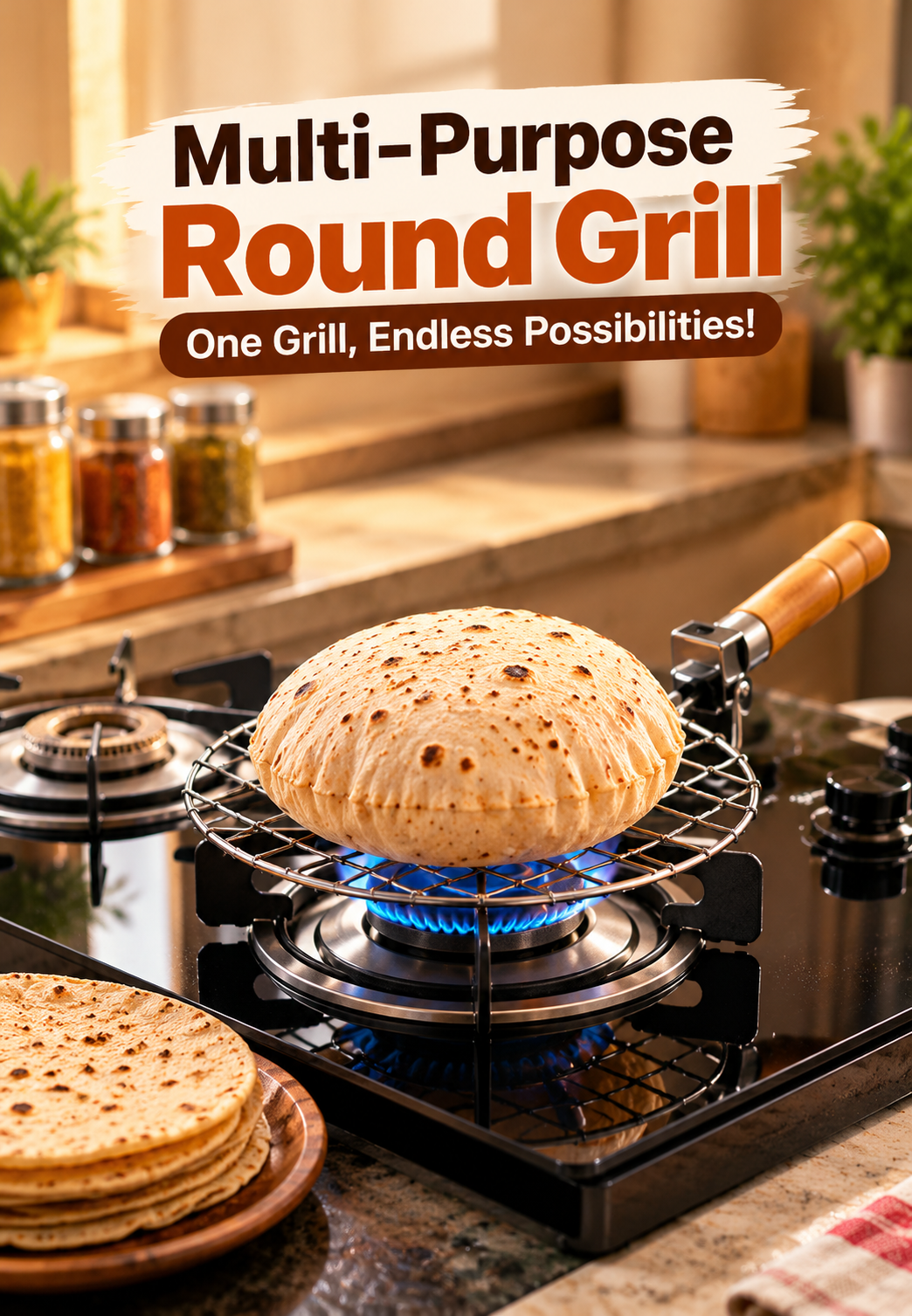 Multi-Purpose  Round Grill