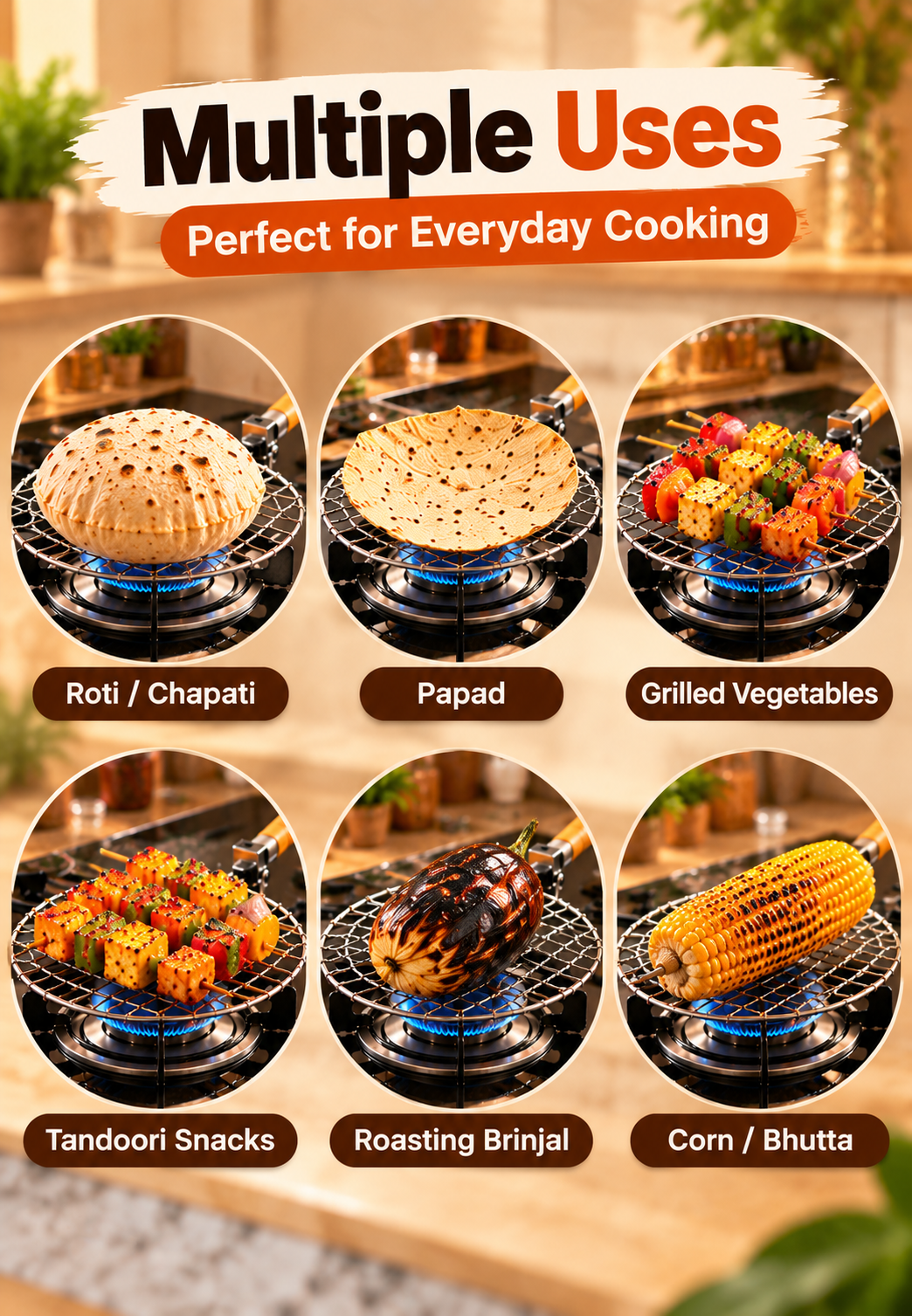 Multi-Purpose Round Grill – ViralPick