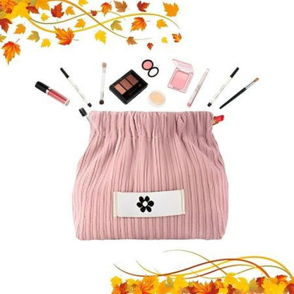 Corduroy Elastic Hair Tie Organizer